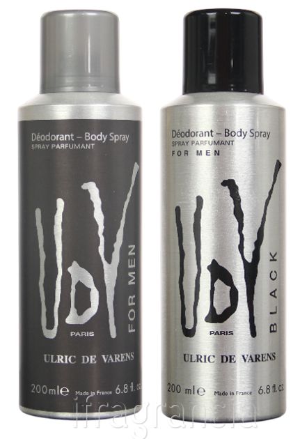 Kit Desodorantes UDV For Men + UDV Black 200ml - imagem 1