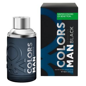 Benetton Colors Man Black 100ml - Perfume Masculino - Eau De Toilette