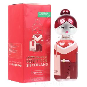 Sisterland United Colors of Benetton Red Rose Feminino Eau de Toilette 