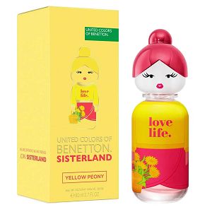 Sisterland United Colors of Benetton Yellow Peony Feminino Eau de Toilette 